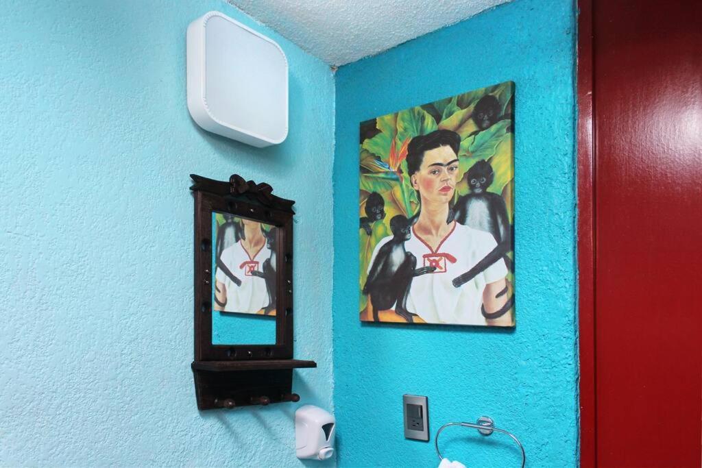 Colorida Casa Azul En Texcoco Centro Wifi Cocina Villa Texcoco de Mora Luaran gambar