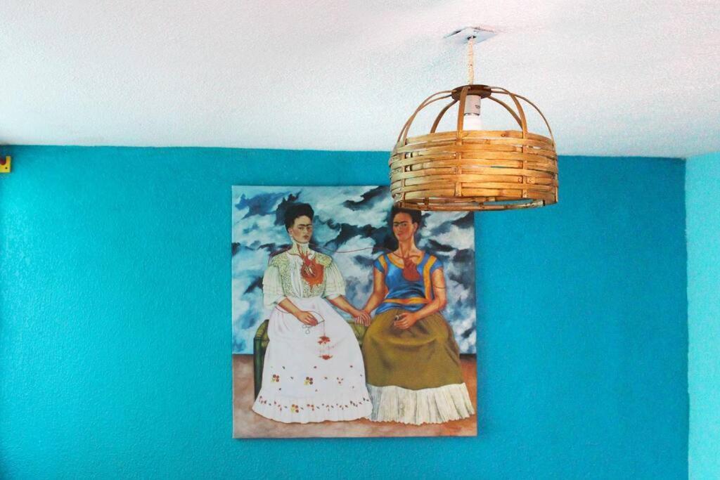 Colorida Casa Azul En Texcoco Centro Wifi Cocina Villa Texcoco de Mora Luaran gambar
