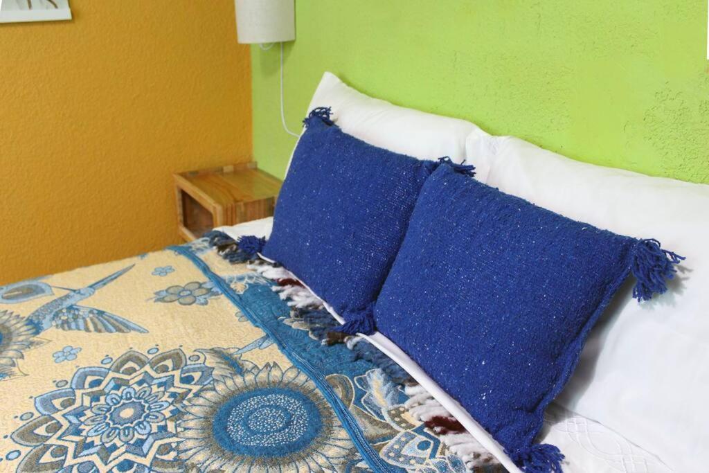 Colorida Casa Azul En Texcoco Centro Wifi Cocina Villa Texcoco de Mora Luaran gambar